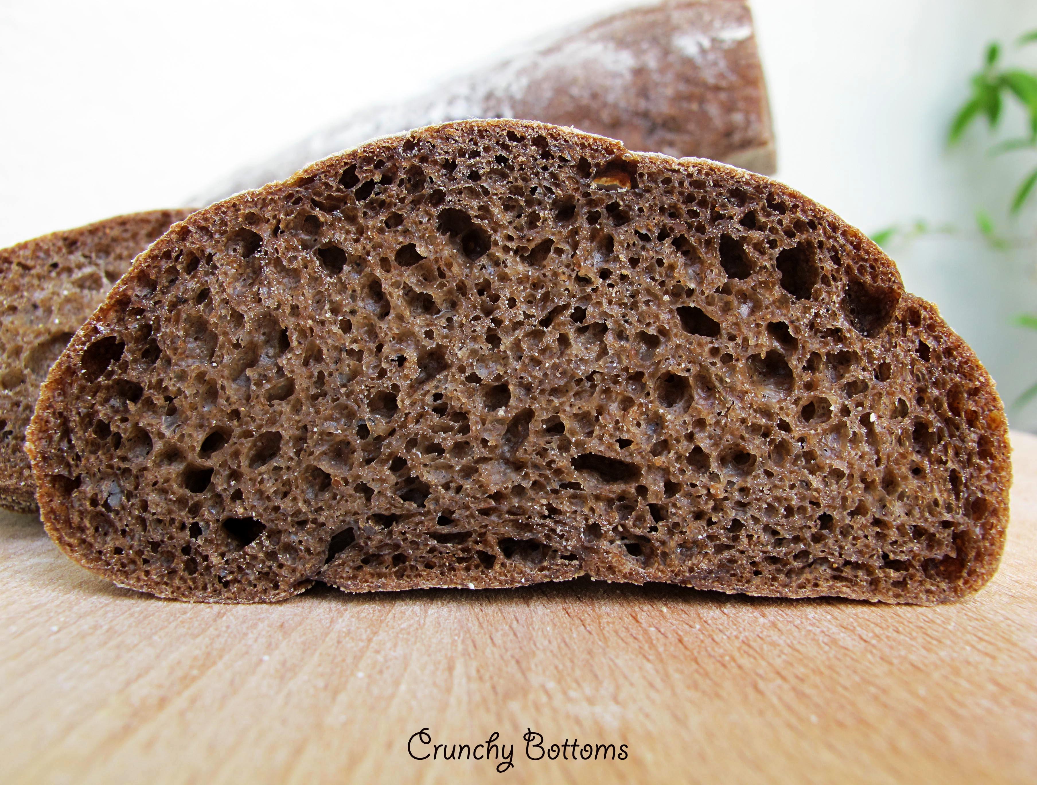 Черный хлеб без дрожжей рецепт